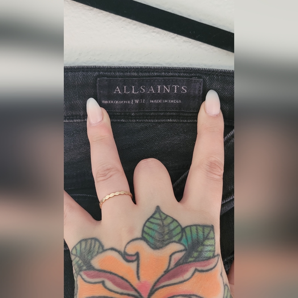 All Saints Moto Jeans- NWOT!